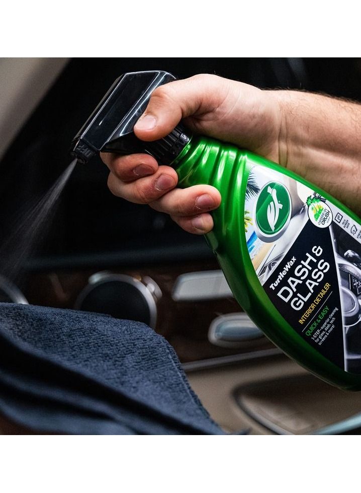 TurtleWax Turtle Wax 17526 Dash and Glass Car Interior Cleaner  680 ml - Image 4