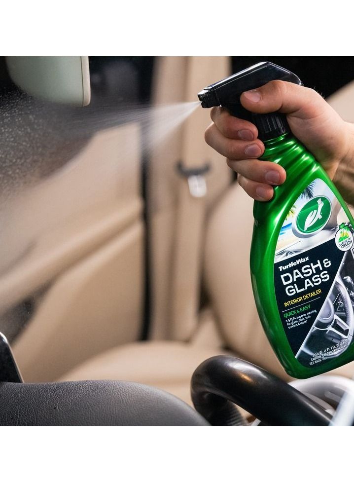 TurtleWax Turtle Wax 17526 Dash and Glass Car Interior Cleaner  680 ml - Image 3