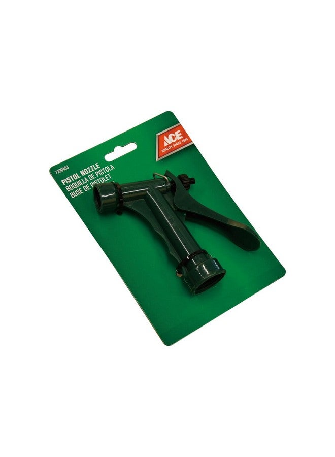 ACE Quick Connect Plastic Pistol Spray Nozzle for Water Hose Green 11 cm 7290463 - Image 2