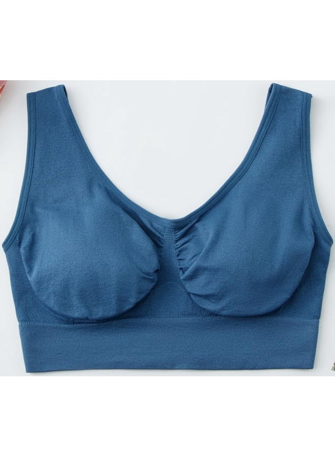 Hiking Gril Women's Comfort Wirefree Bralette Unpadded Sleep Yoga Bra 3pk S - Image 3