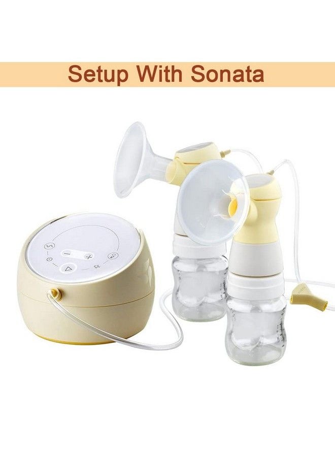 Maymom Conversion Kit Compatible With Medela Sonata Freestyle Flex Pump In Style Maxflow To Use With Phillips Avent Bottles Avent Natural Pp Bottle Spectra Bottle Thread Changer Avent Converter Kit  - Image 5