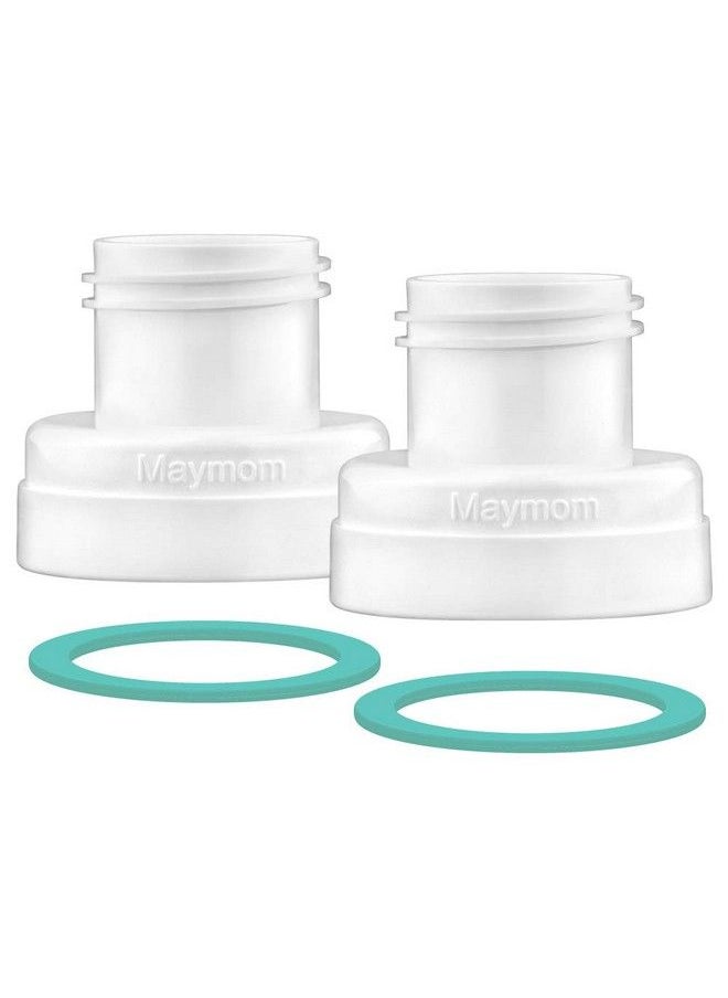 Maymom Conversion Kit Compatible With Medela Sonata Freestyle Flex Pump In Style Maxflow To Use With Phillips Avent Bottles Avent Natural Pp Bottle Spectra Bottle Thread Changer Avent Converter Kit  - Image 1