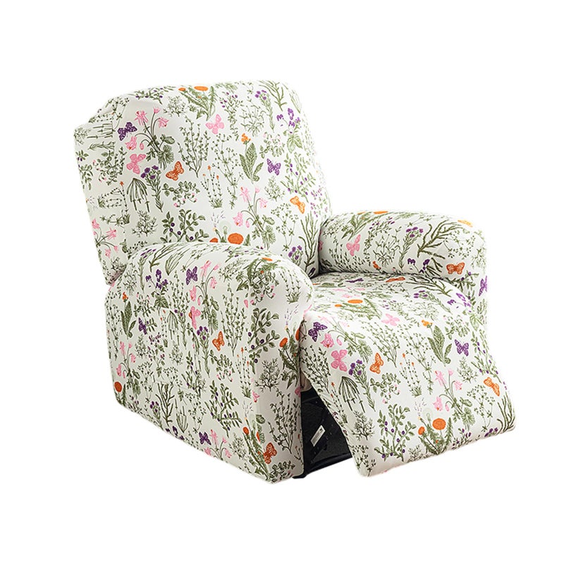 Eco-Ancheng Recliner Chair Covers 4-Pieces Recliner Covers for Recliner Chair Stretch 1 Seat Reclining Chair Cover Washable Lazyboy Recliner Covers Furniture Protector for Living Room - Image 1