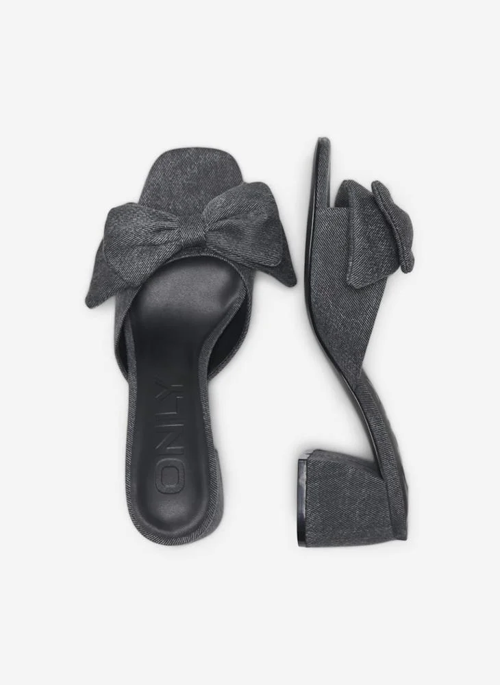 ONLY Onlavery-2 Bow Heeled Sandals
