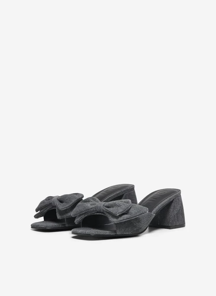ONLY Onlavery-2 Bow Heeled Sandals