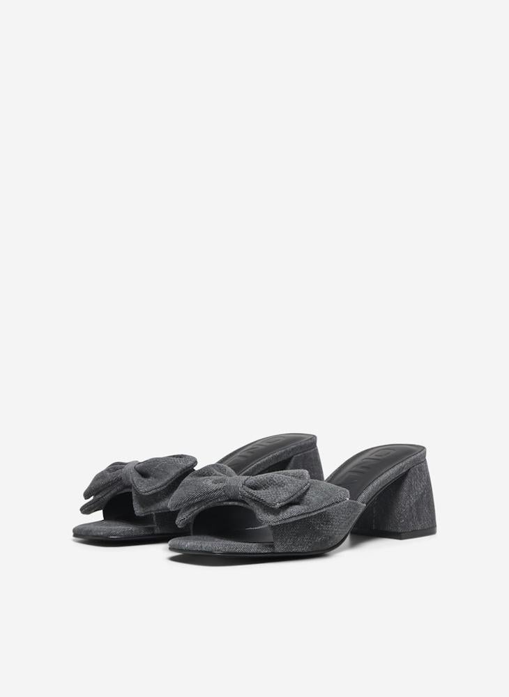 اونلي Onlavery-2 Bow Heeled Sandals  - Image 3