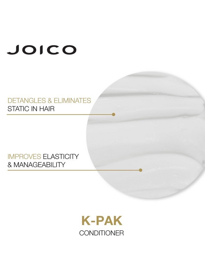 JOICO Kpak Daily Reconstructing Conditioner ; For Damaged Hair ; Restore Shine ; Smooth & Detangle ; Eliminate Static ; With Keratin & Guajava Fruit Extract ; 8.5 Fl Oz - Image 4