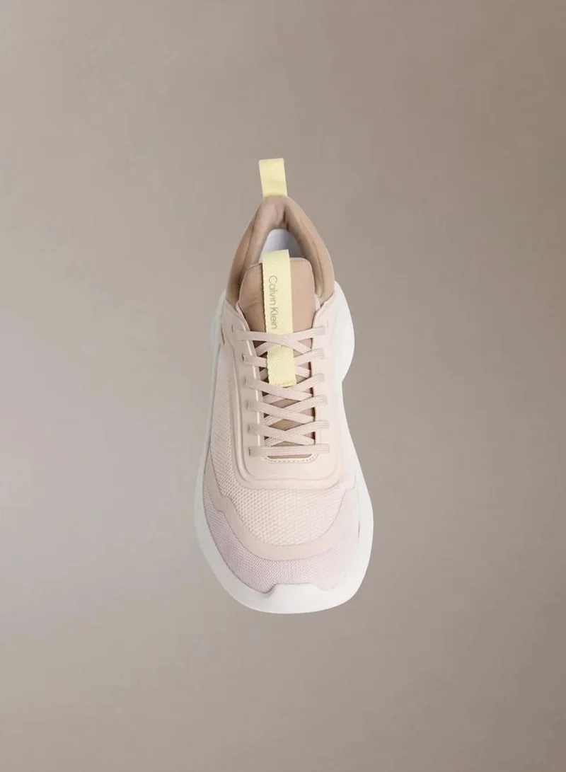 Calvin Klein Whisper Pink/Lemonade/Silver Mink CK Curve - Lightweight Runner Trainers for Women | Best Price UAE