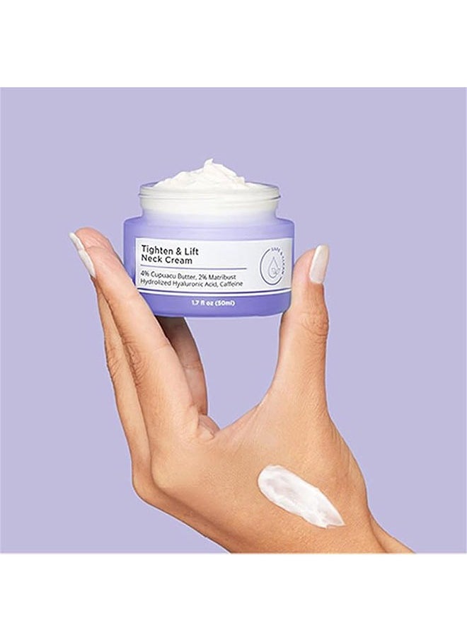 LIFT Tighten and Lift Neck Cream 50 ml, Advanced Neck Serum, Reduce Wrinkles and Tone Skin, Anti Aging Neck Firming Cream, Neck Firming Cream Tightening Lifting Sagging Skin, for Face Neck  - Image 2