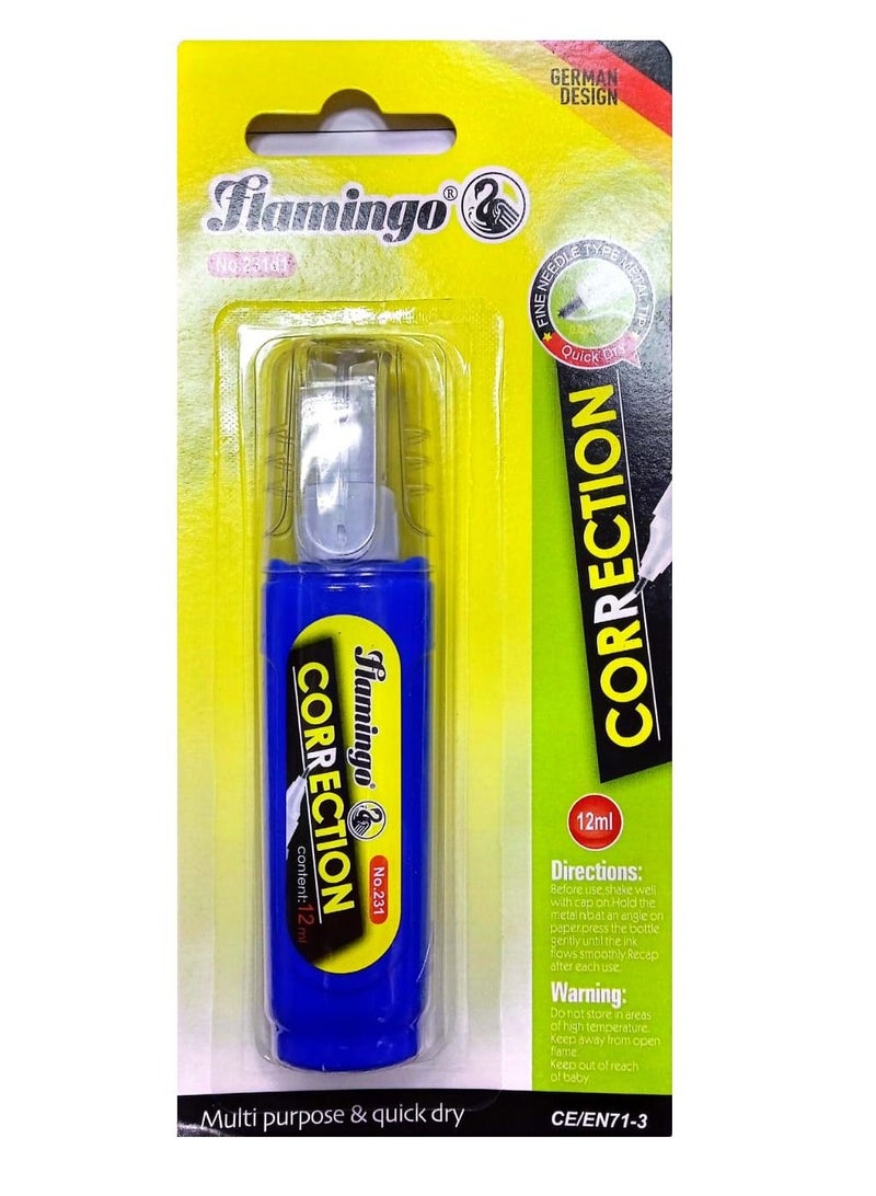 Flamingo Correction Pen 12ml