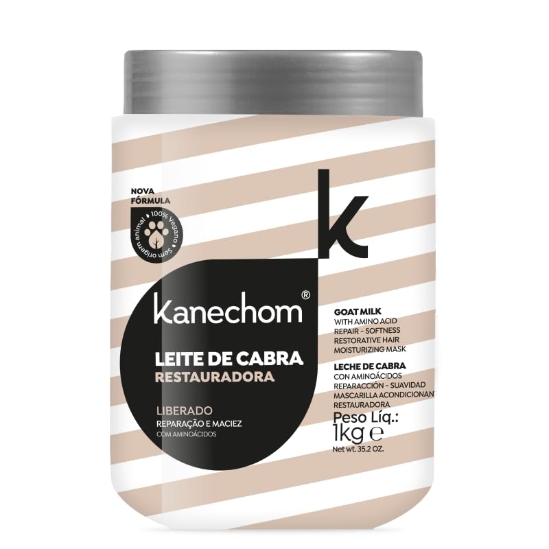 Linha Classics - Mascara Condicionante Restauradora Leite de Cabra 1000 Gr - (Kanechom - Classics Collection - Goat Milk Restoration And Conditioning Mascara Net 35.27 Oz) (107540)