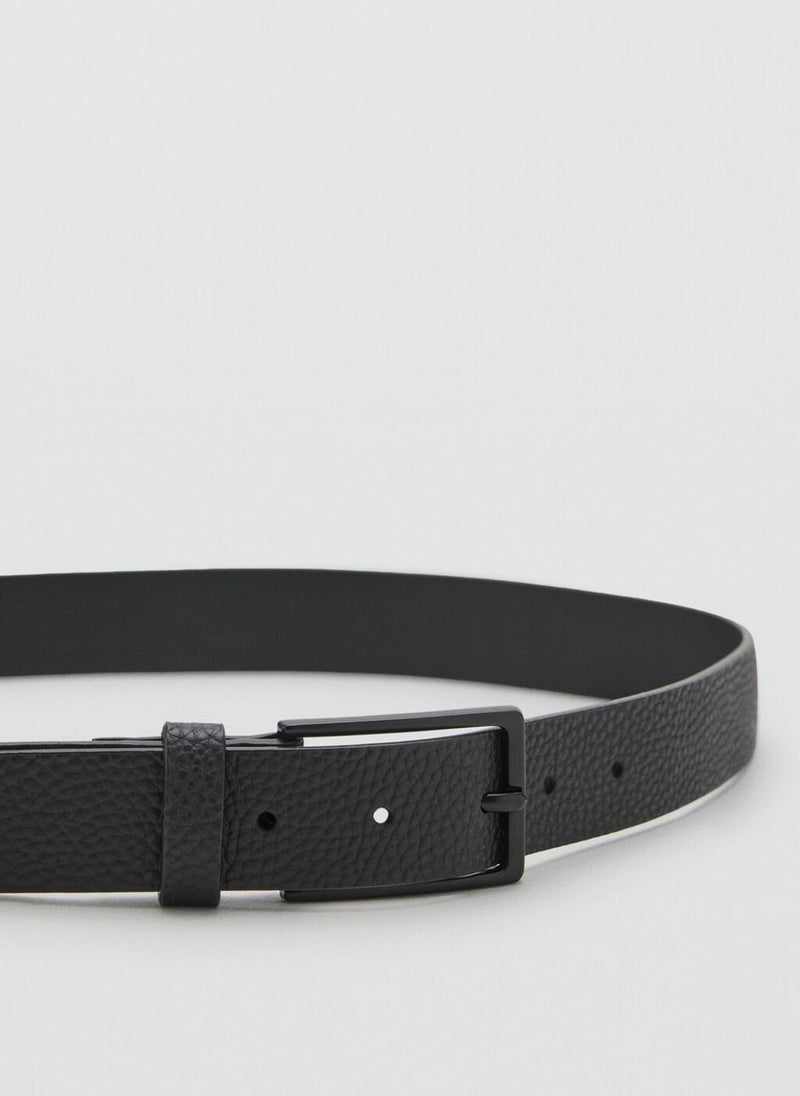 Mango Man Pebbled Leather Belt  - Image 2