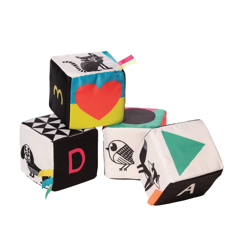 Manhattan Toy Manhattan Toy Wimmer-Ferguson Mind Cubes Soft Baby Activity Toy - Image 1