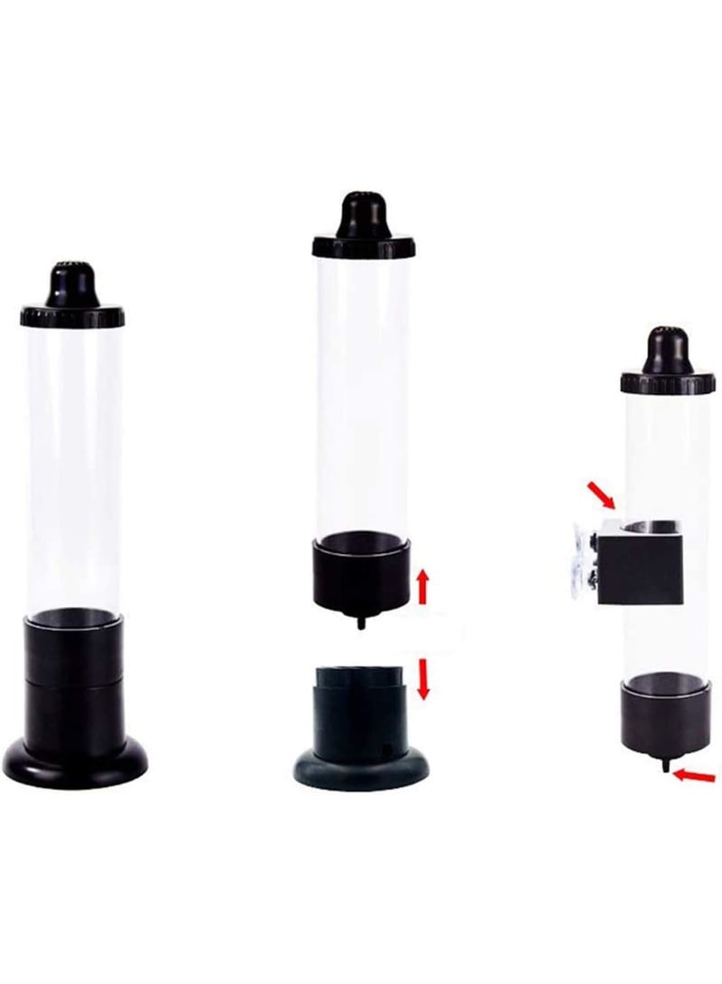Zikra Incubator, Shrimp Egg Incubator Brine Hatchery Kit Plastic Incubation Tube Fish Tank Aquarium Equipment, for Aquarium Brine Shrimp Eggs, Black - Image 3
