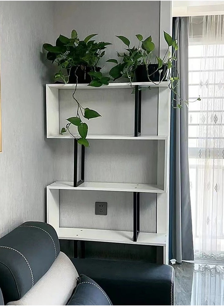 متعددة الوظائف فريدة من نوعها متعددة الطبقات تصميم الطابق الدائمة عرض الرف رفوف سطح المكتب رف الكتب توفير مساحة تخزين الرف أثاث منزلي 60x24x180 سم
