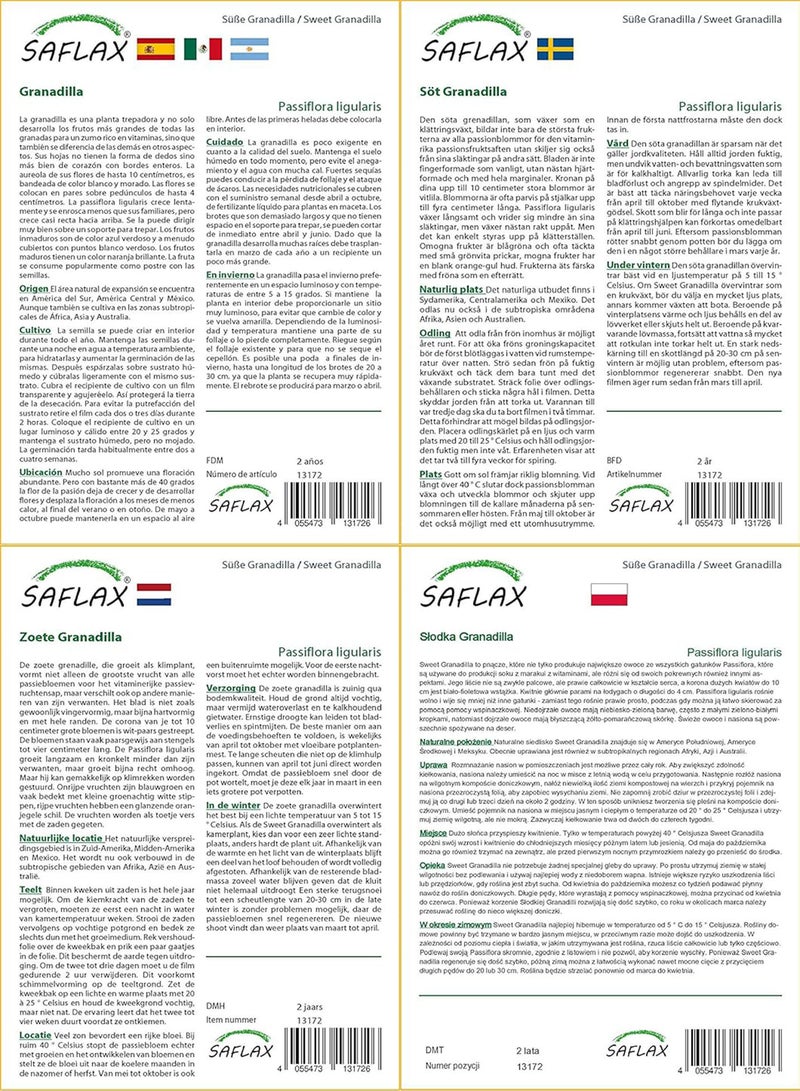 GGOOT Gift Set - Sweet Granadilla - 20 Seeds - Passiflora ligularis - Image 4