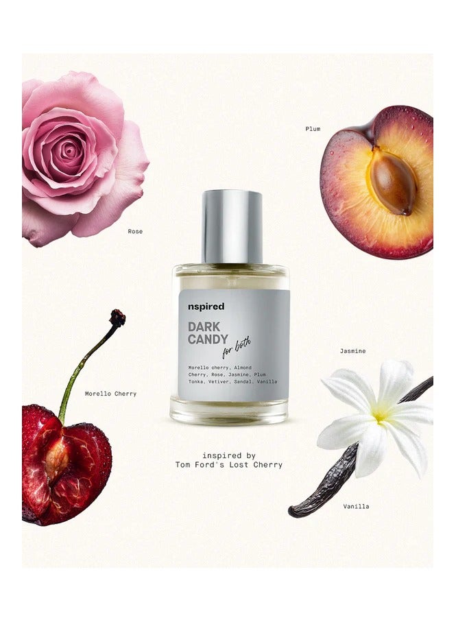 Nspired Beauty Dark Candy EDT Unisex – Cherry Almond Amber Perfume - Image 1