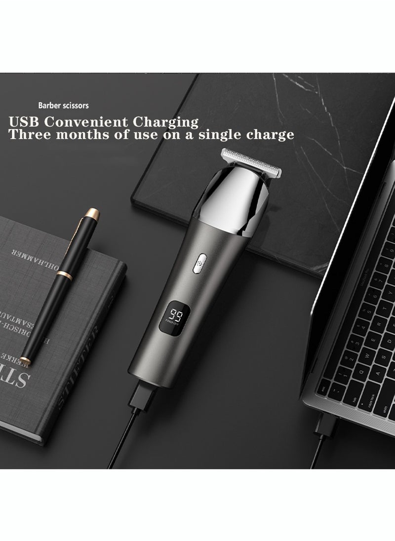 Luttec - 11 in 1 Hair Clipper Cordless Professional Hair Trimmers Beard Trimmer ,Multifunctional Mens Grooming Kit for Beard Face Nose and Ear Hair USB Rechargeable Electric Shaver for Men with Storage Base - Image 1
