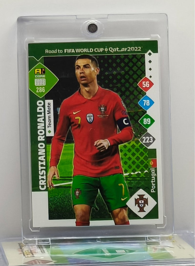 Panini Road To Qatar World Cup Card 2022 Team Mate No. 286 Cristiano Ronaldo - Image 1