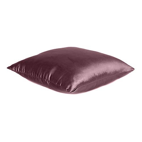Oussum Decorative Sofa Cushion Covers Throw Cushion Pillow Cover Satin Pillow Case for Home Decor (12 x 12, Grape Wine) - Image 3