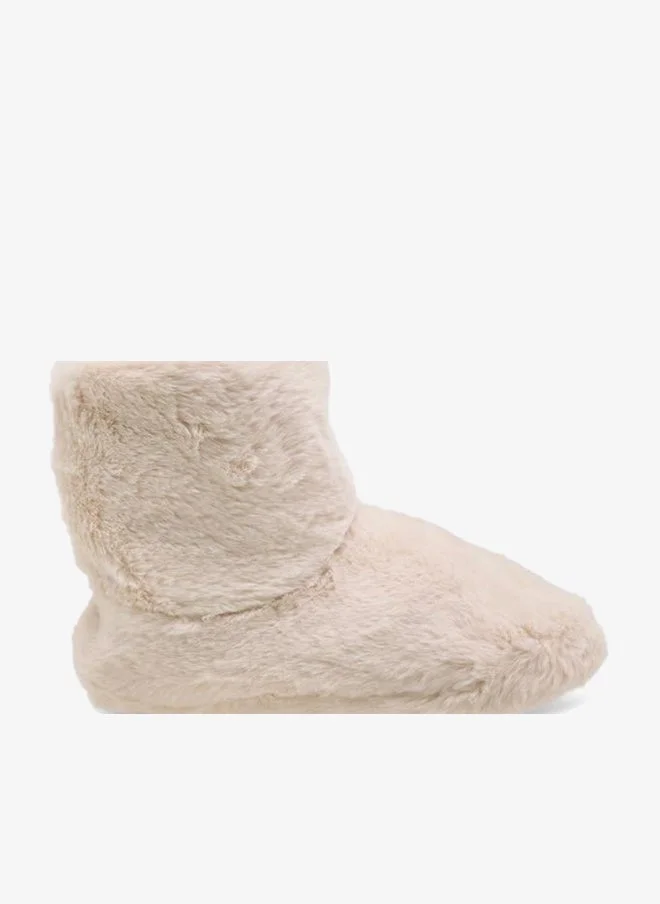 Le Confort BEIGE Women Faux Fur Slipper Boots for Women | Best Price UAE