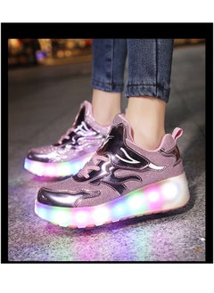 Generic LED Roller Shoes USB Charging Led Light Up Shoes Skates Shoes for Kids Boys Girls  - Image 2