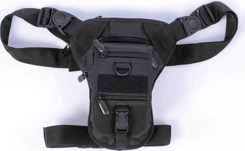 Başkent Çanta Başkent Bag Tactical Black Pistol Carrying Waist and Leg Bag with Special Compartment  - Image 5
