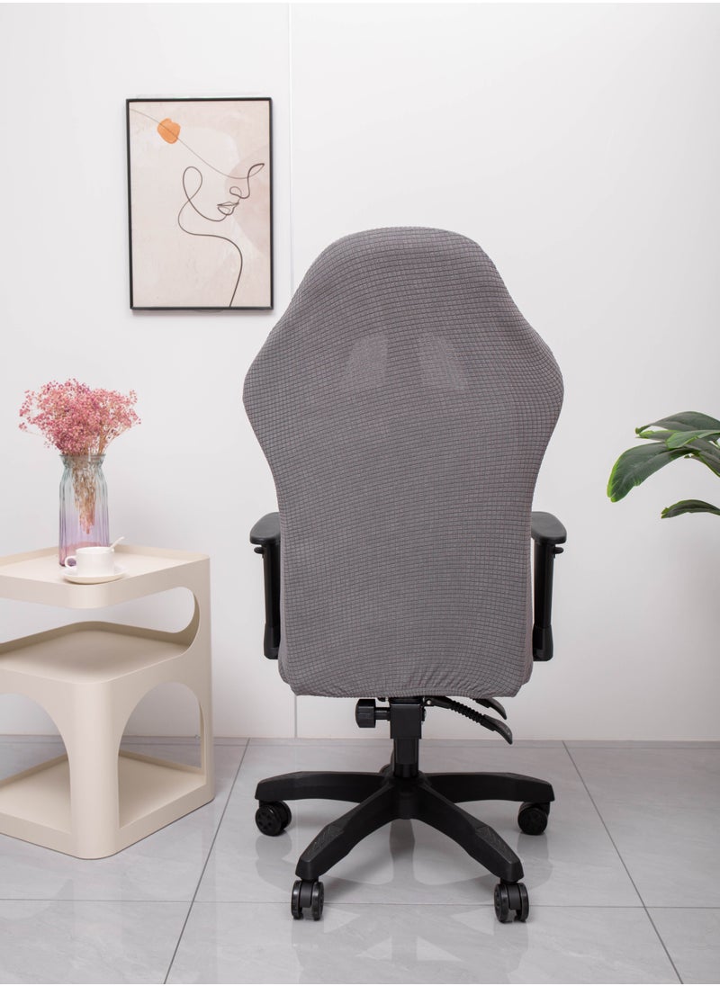 Generic Gaming Chair Covers Slipcovers with Armrest Covers,Stretch Game Computer Office Desk Chair Cover Protector,Soft Polyester Fabric,Rotating Armchair Covers,Without Chair  - Image 4
