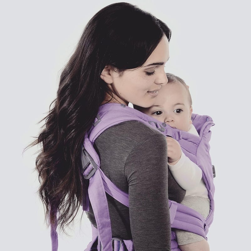 Diono ديونو وي ميد مي إيمجين كلاسيك 3 في 1 حامل أطفال من حديثي الولادة إلى toddlers مع حمل أمامي وحمل خلفي مريح وأرغونومي لافندر - Image 2
