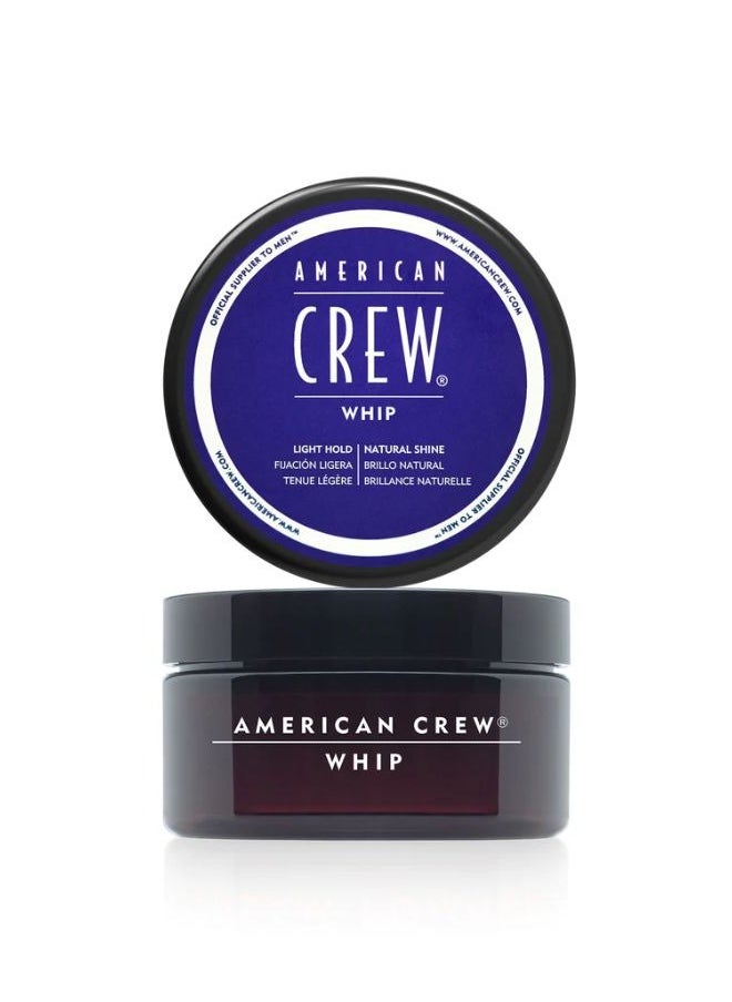 AMERICAN CREW - American Crew Men's Whip Styling Cream – Lightweight Hold with Natural Shine, Subtle Texture, and Healthy Finish (85g) - Image 1