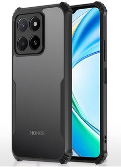 Case Up Case For Honor X5b Crystal Clear Tactical Back Cover Case With 360 Degree Protection, Shockproof Bumper Protective Phone Cover, Anti-Scratch Hard PC Back (Clear)  - Image 1