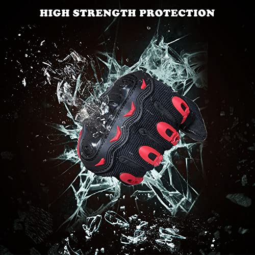 1Storm Motocross Motorcycle Gloves MCS17 BMX MX Bike Bicycle Cycling Hard Reinforced Knuckle Touch Screen Blue - Image 2