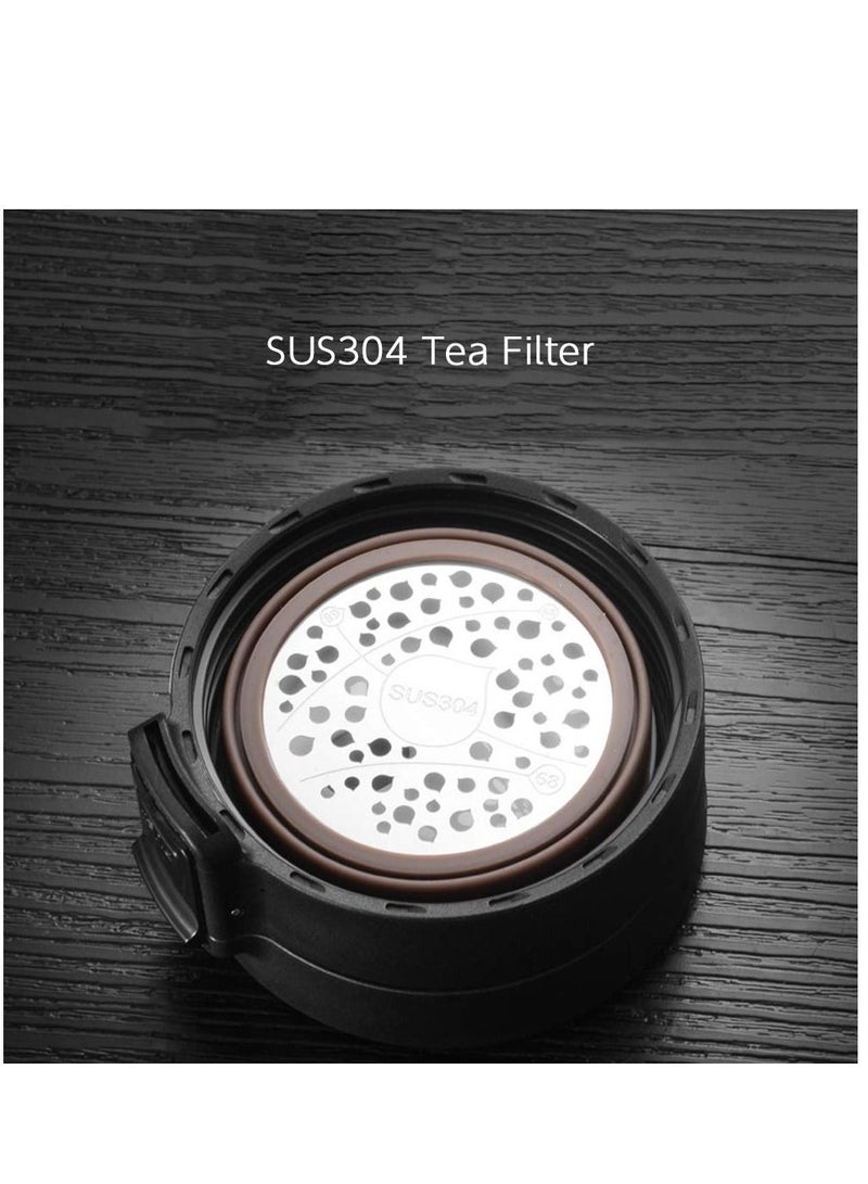 Y&D 380ml Stainless Steel Insulated Travel Coffee Mug Double Wall Vacuum Tumbler Water Bottle Flip Cap - Image 3