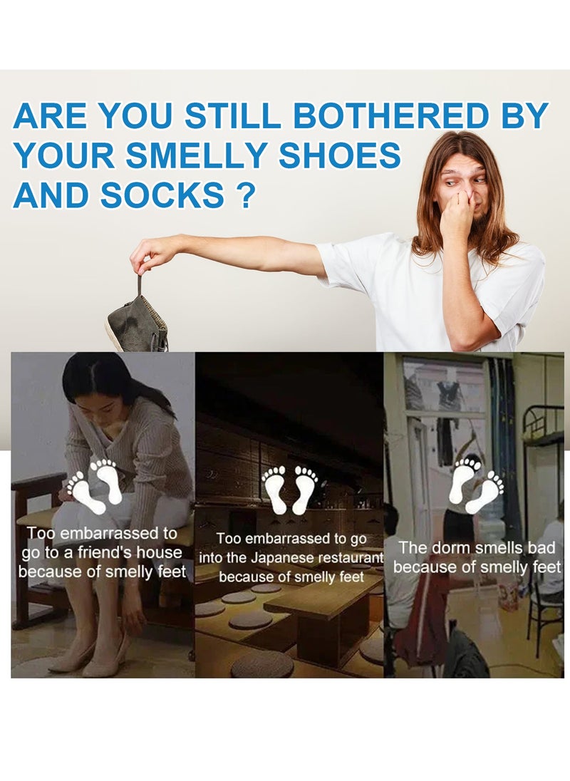 Jaysuing Natural Shoe Deodorizer Spray Refreshing Foot Spray Odor Remover Muti Purpose Foot Odor for Shoes Sneakers Boots Sandals Shoe Shock Antibacterial Spray Shoe And Socks Freshener-100ml  - Image 4