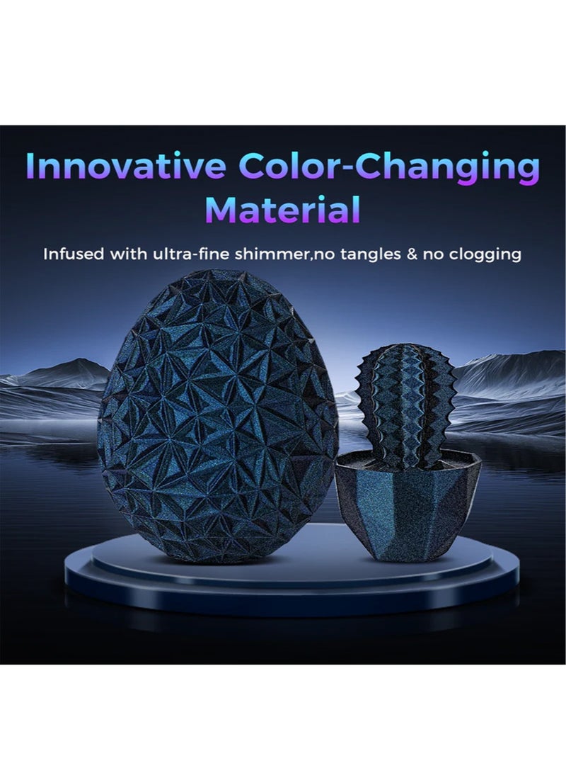 Sovol Chameleon PLA 3D Filament 1.75mm - 1KG/roll - Burnt Titanium color - Image 4