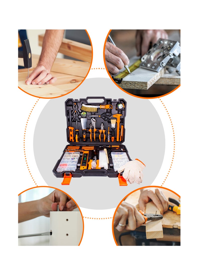 ISMA Household Tool Set 1372 Piece Kit Home Hand Portable in a Case - Image 4