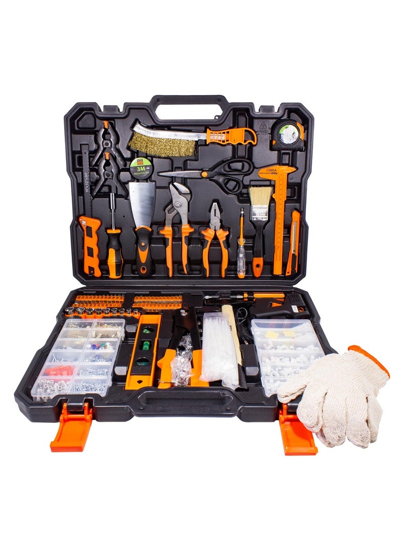 ISMA Household Tool Set 1372 Piece Kit Home Hand Portable in a Case - Image 3