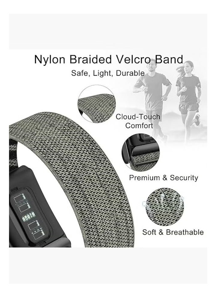 Nylon Sport Band Compatible with Whoop Band 4.0 Strap Men Women with Bumper Case, Breathable Nylon Adjustable Waterproof Replacement Wristbands Straps for Whoop 4.0 - Image 2
