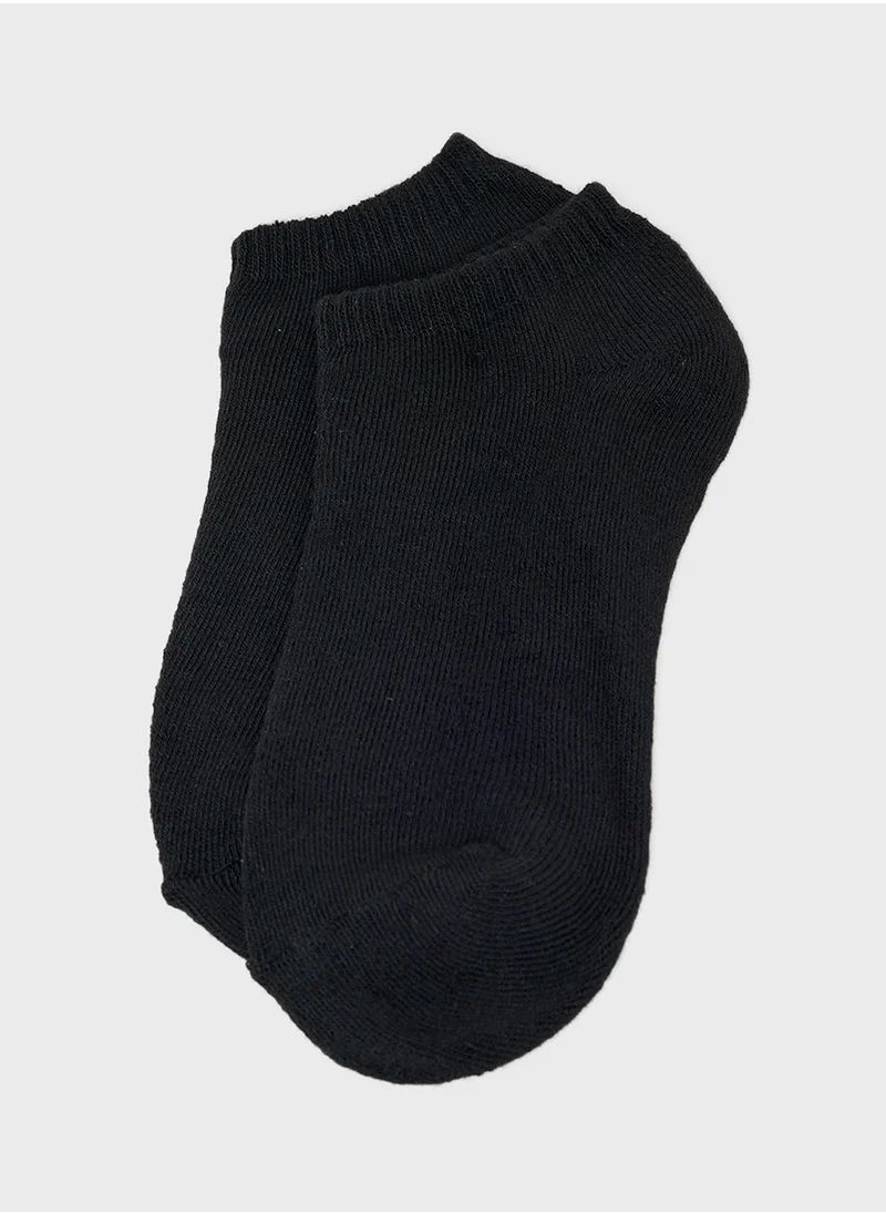 سفنتي فايف بيسيكس Pack Of 5 Ankle Socks