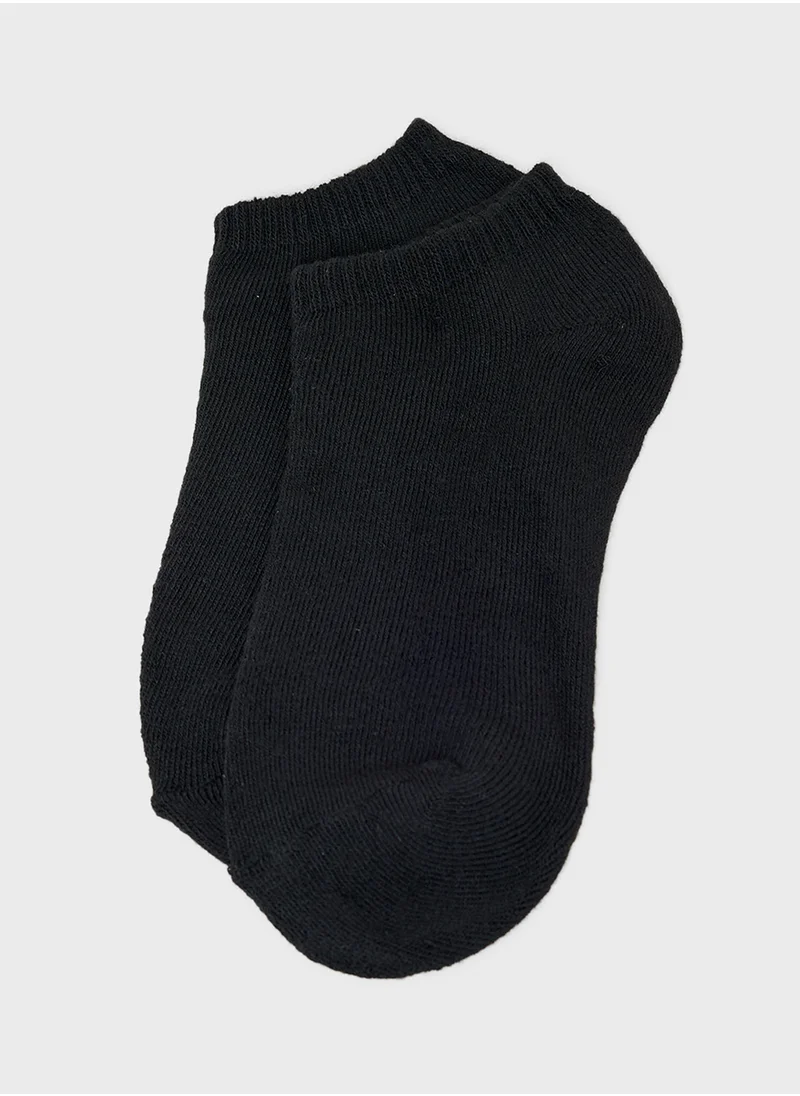 سفنتي فايف بيسيكس Pack Of 5 Ankle Socks