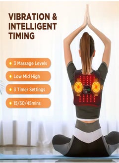 Generic New red light therapy pad - rechargeable massage waist and knee pad - multi-purpose infrared heating belt - relieve body fatigue  - Image 5