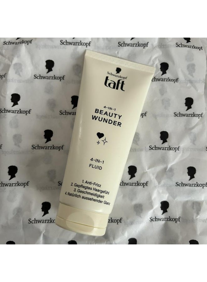 Schwarzkopf Taft 4-in-1 Beauty Wunder Hair Fluid – Anti-Frizz, Shine, Smoothness & Care – 100ml - Image 4