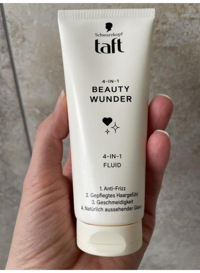 Schwarzkopf Taft 4-in-1 Beauty Wunder Hair Fluid – Anti-Frizz, Shine, Smoothness & Care – 100ml - Image 5