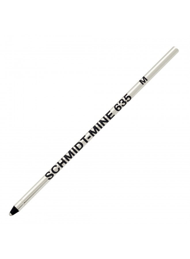 Schmidt 635 Mini D1 Ballpoint Refill Medium, 4 Pack, Black (Sc58149) - Image 2