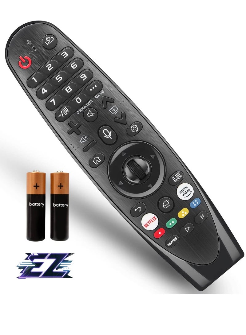 ELTRAZONE Magic Remote Control for LG Smart TV AKB75855501 – Replacement for AN-MR20GA, AN-MR19BA, LG Magic Remote with Netflix, Prime Video Buttons and Pointer Function - Image 1
