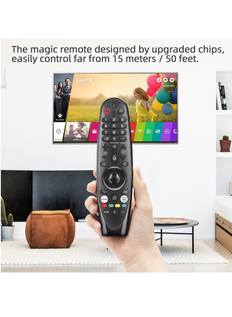 ELTRAZONE Magic Remote Control for LG Smart TV AKB75855501 – Replacement for AN-MR20GA, AN-MR19BA, LG Magic Remote with Netflix, Prime Video Buttons and Pointer Function - Image 4