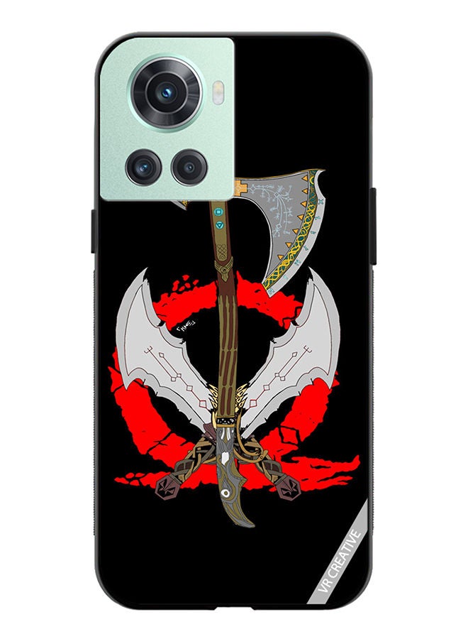 VR CREATIVE Protective Case Cover For OnePlus 10R God Of War Weapons Design Multicolour - Image 1