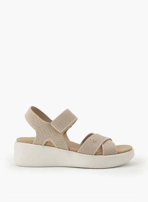 Women Cross Strap Flyknit Sandals