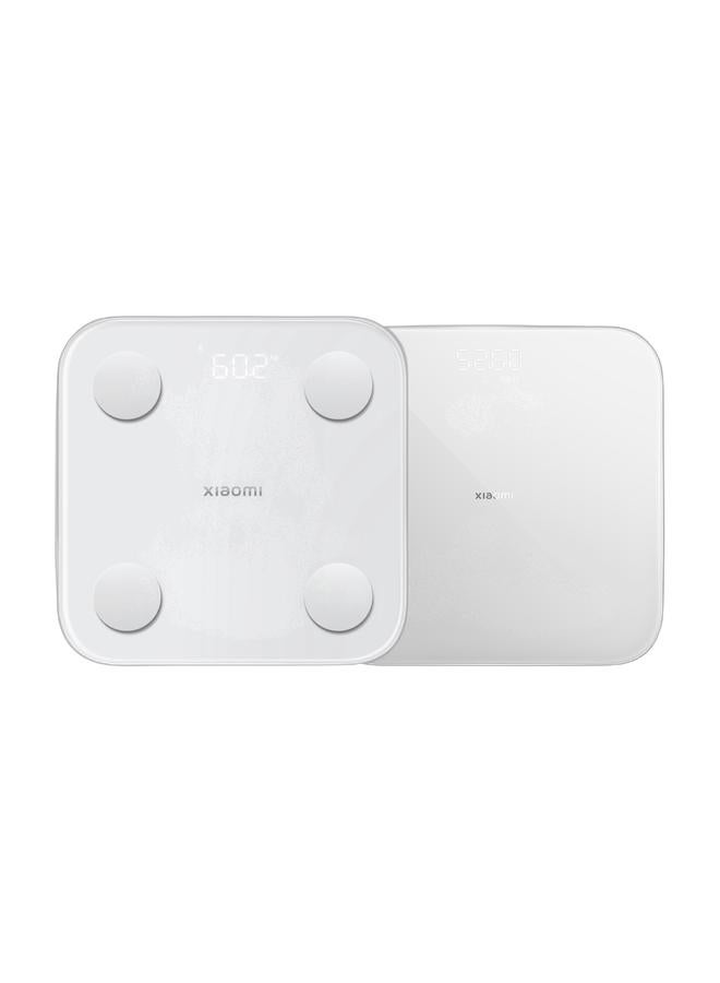 Xiaomi Body Composition Smart Scale S400 13 Body Metrics, High-Precision BIA Sensors, Bluetooth Sync, Auto User Recognition, LED Display, Tempered Glass, Pregnancy Mode, 150kg Capacity – White & Smart Scale S200, Digital Bathroom Scale with Bluetooth, 150kg Capacity, White MJTZC02YM white Bundle - Image 1
