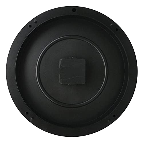 RANDOM 12-inch Black Plastic & Glass Decorative Sweep Silent Wall Clocks for Home,Living Room, Lobby, Kitchen, - Image 5